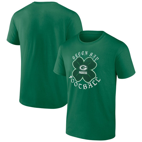 Men's Green Bay Packers Kelly Green St. Patrick's Day Celtic T-Shirt